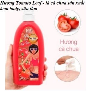 Hương Tomato Leaf – lá cà chua sản xuất kem body, sữa tắm