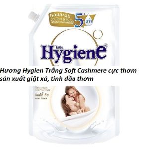 Hương Hygien Trắng Soft Cashmere cực thơm sản xuất giặt xả, tinh dầu thơm