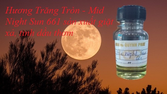 Hương Trăng Tròn – Mid Night Sun 661 sản xuất giặt xả, tinh dầu thơm