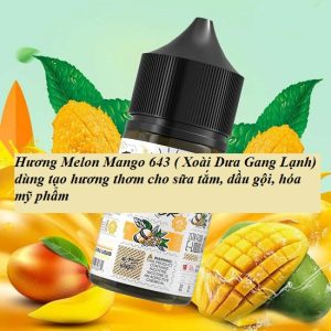 Hương Melon Mango 643 ( Xoài Dưa Gang Lạnh) dùng tạo hương cho sữa tắm, dầu gội, hóa mỹ phẩm