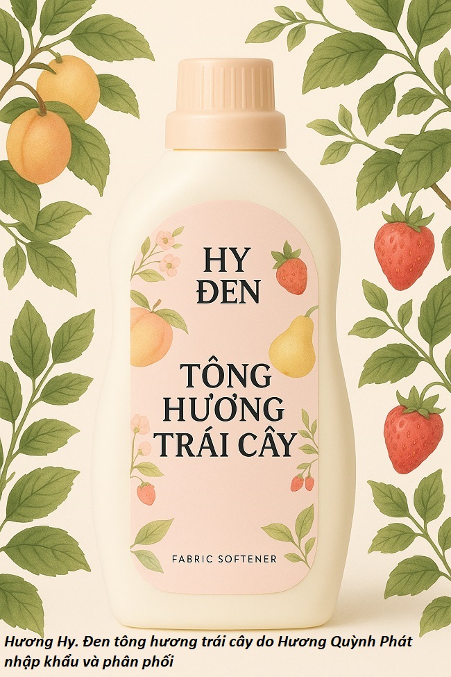 Hương Hy. Đen tông hương trái cây ngọt ngào cho mùi thơm xả vải, tinh dầu xịt thơm