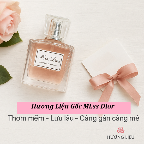 Hương Liệu Gốc Mi.ss Dior pha chế nước hoa, tạo hương thơm kem face, body