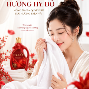 Hương HY. Đỏ – Hương liệu nước giặt, nước xả thơm nồng nàn quyến rũ