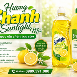 Hương Chanh Sunlight Mới – Hương Liệu Cao Cấp Cho Nước Rửa Chén & Nước Lau Sàn